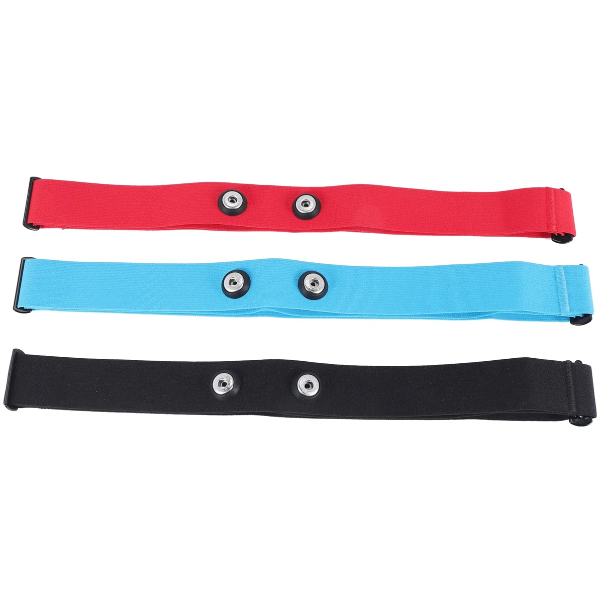 

A79E-3Pcs for Magene Heart Rate Chest Strap Adjustable Elastic Strap for Polar Wahoo Garmin Sports Wireless Monitor Rate Belt A