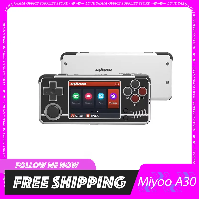 Miyoo A30 Play Station Portable Classic Retro Mini Online Battle Gba Handheld Game Console 4-Core 1.3ghz Customized Gamer Gifts