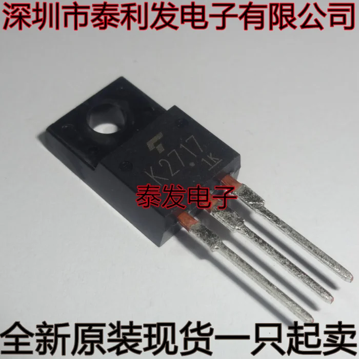 2PCS Imported Field-effect transistor 2SK2717 K2717 triode 5A900V TO220F new spot ic