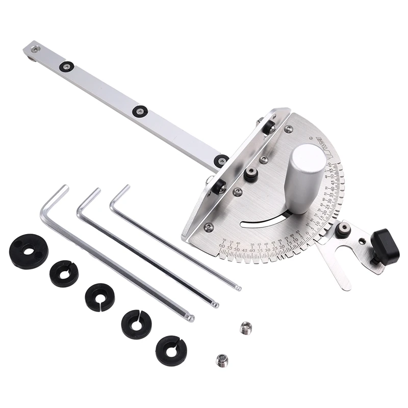 מיטר מד אלומיניום ידית ספסלים שולחן ראיתי נתב miter מד sawing הרכבה שליט כלי עבודה מעץ