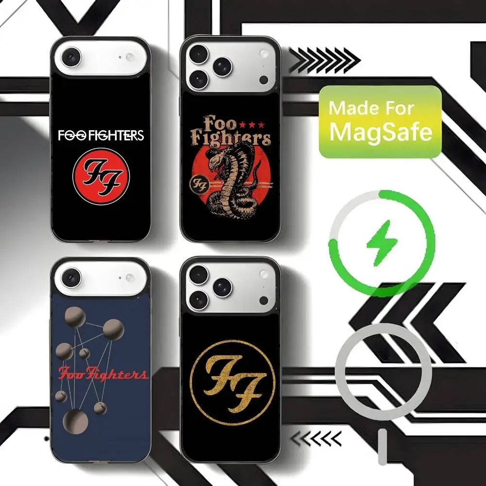 

F-Foo Band F-FightersS Phone Case For iPhone 17,16,15,14,13,12,11,Pro,Max,Plus,Mini,SE4,E Magnetic Magsafe Wireless Charging