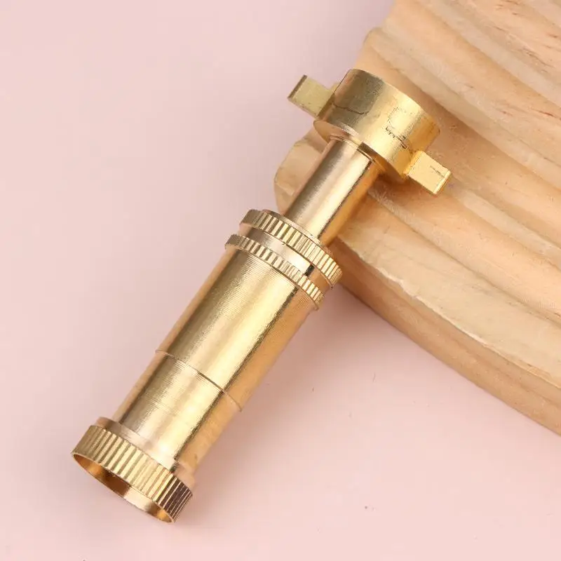 G1/4 Copper Round Hole Telescopic Atomizing Nozzle Adjustable Single Spray for CNC Lathe Cooling Tool
