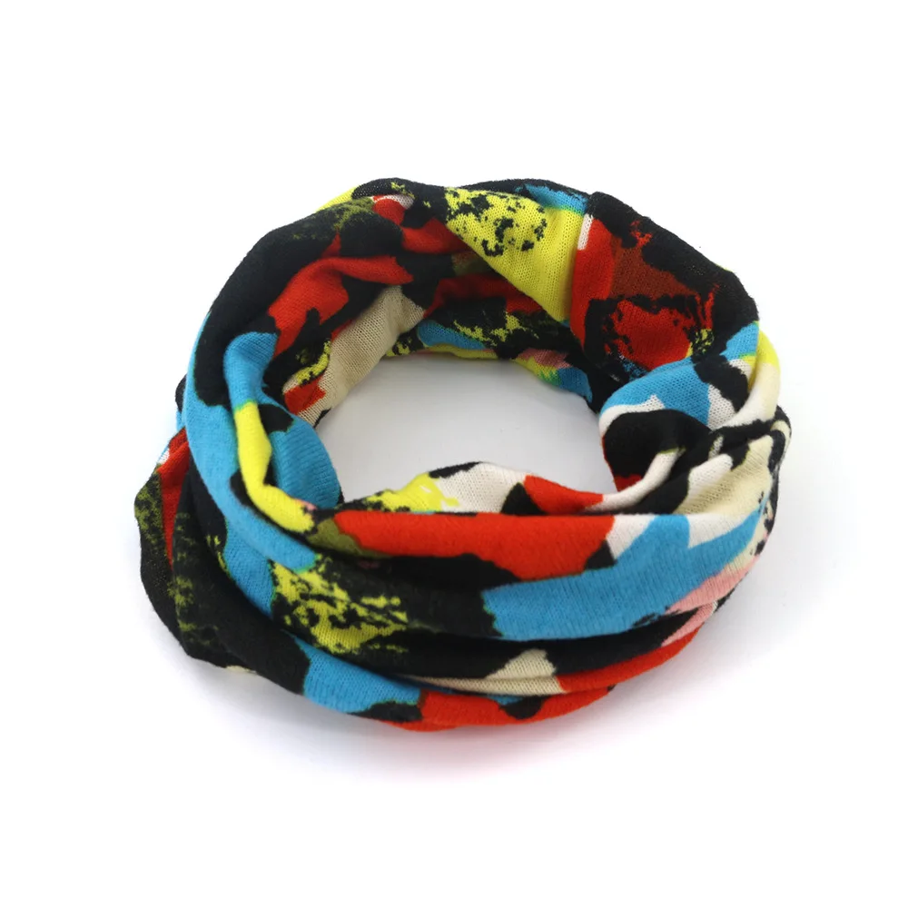 Men Women Fashion Stars Printed Beanies Skullies Soft Baggy Stretch Knitted Hats Unisex Infinity Scarf Head Wrap Caps