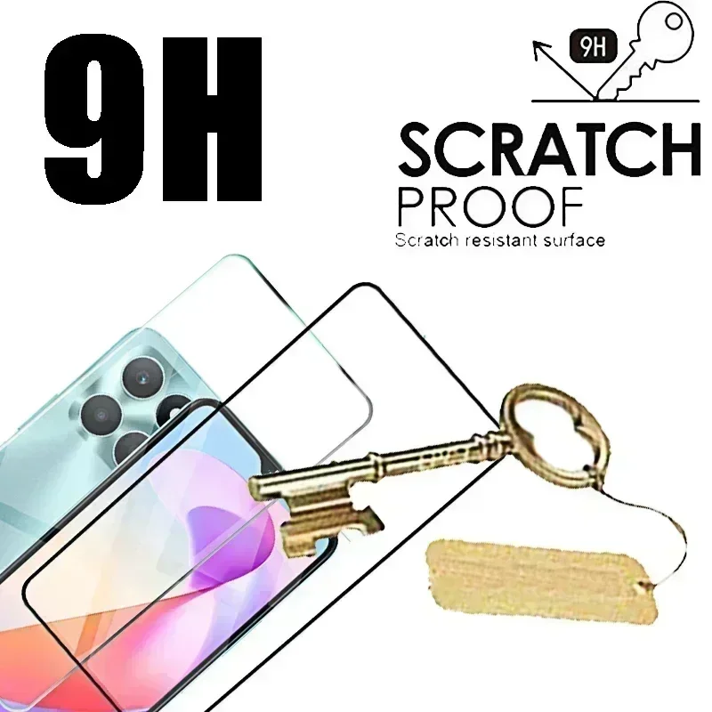 強化ガラススクリーンプロテクターフィルム,Huawei Honor用,x6a x8a x8 4g 5g x7 x6 a x5 90 70 lite, 4-1個