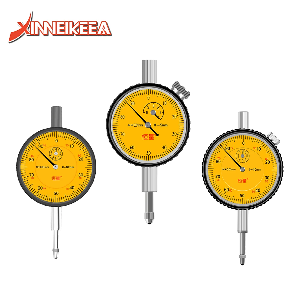 Boutique Mechanical Dial Indicator Stainless Steel Length Measuring Tool Specification 0-3mm 0-5mm 0-10mm 0-20mm 0-30mm 0-50mm