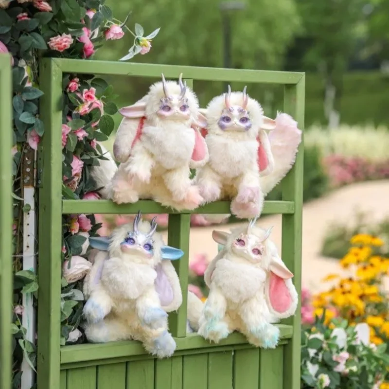 

Authentic Rabbit Dragon Fantasy Biology 400% Large Trendy Play Blind Box Handmade Ornament Cute Plush Birthday Gifts