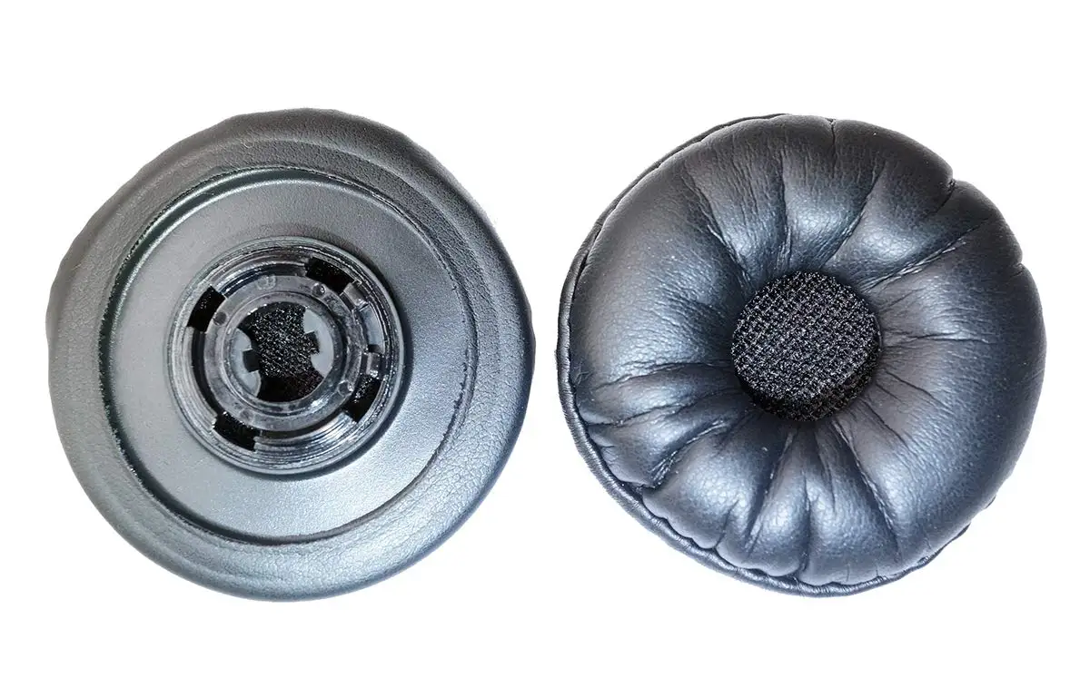 Almohadillas de cuero para los oídos, piezas de reparación para Plantronics CS540 CS500XD Savi 745, Savi 740N, Savi 291N, diadema