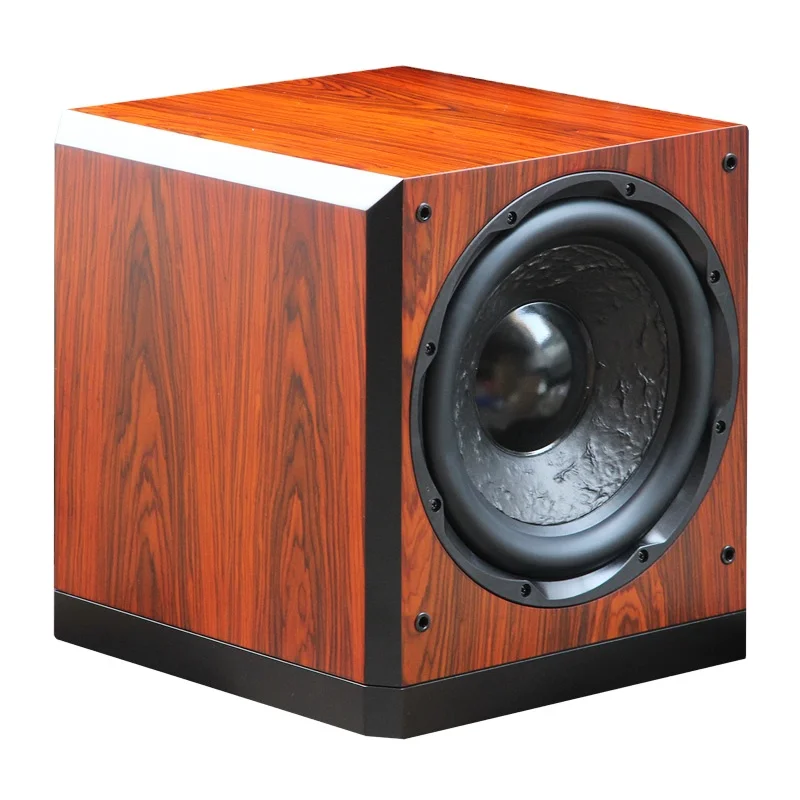 

KYYSLB 12 Inch Amplifier Active Subwoofer Speaker Home Hifi Fever Wood High-power Subwoofers Audio Sound Equipment Speakers