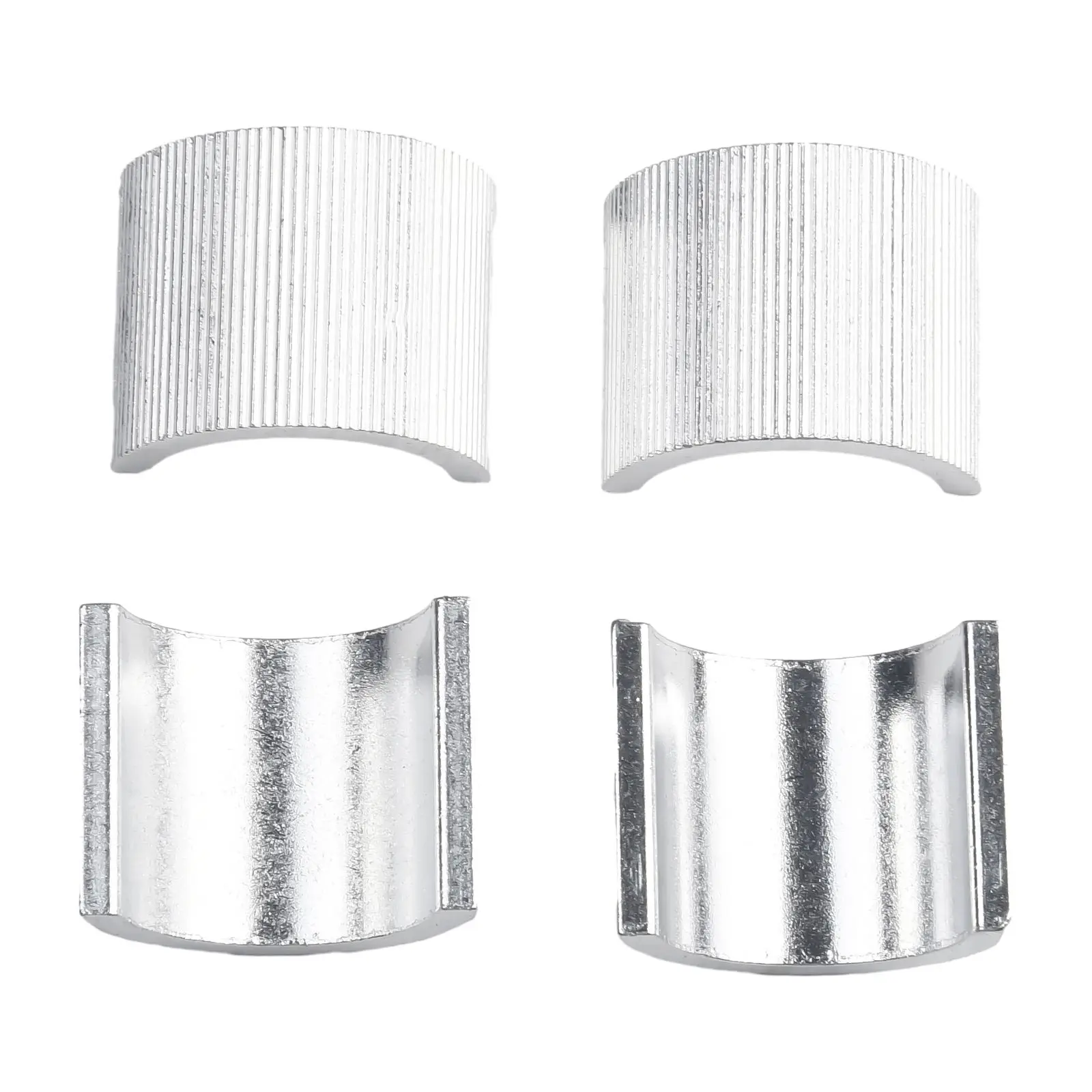 4x 22mm 7/8"- 28mm 1-1/8" Aluminum Alloy Motorcycle Handlebar Mount Riser Clamp Conversion Shim Spacers Motorcycle