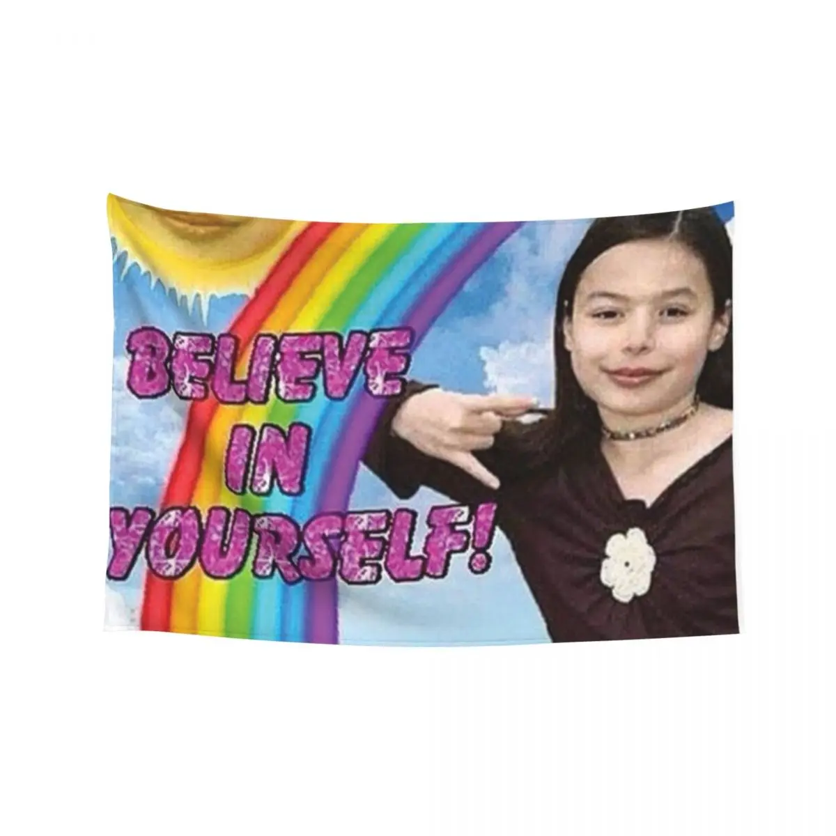 

believe in yourself Tapestry Room Decor Korean Style Wall Art Cute Room Things Home Decor Accessories Tapestry