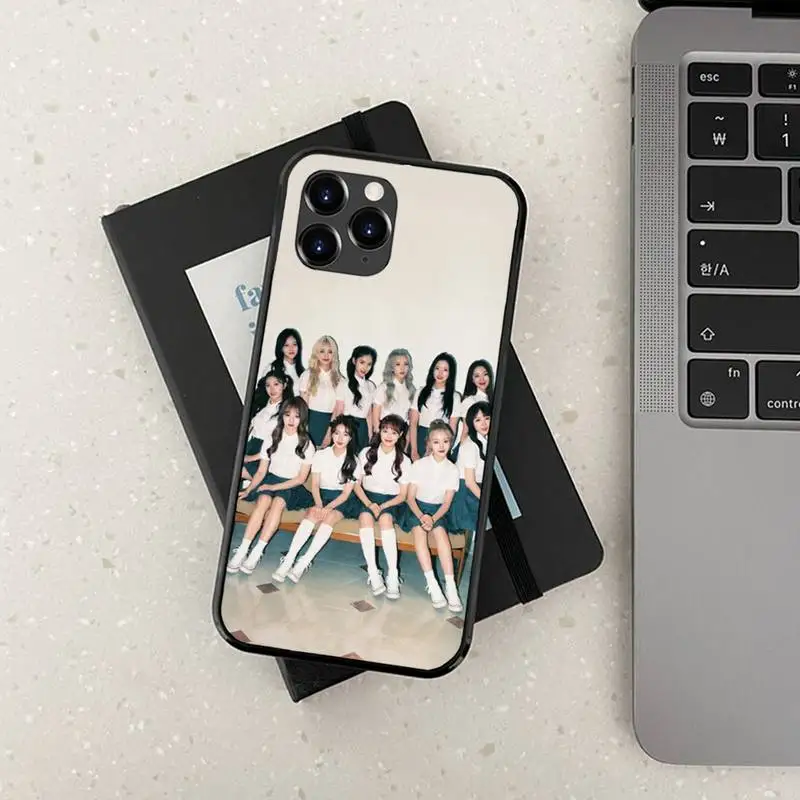 Custodia per telefono kpop L-LOONA per iPhone 11 12 13 Mini 13 14 Pro XS Max X 8 7 Plus SE XR Shell