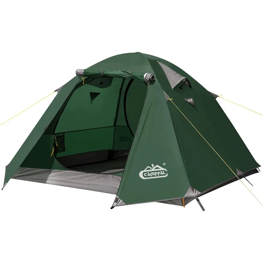 خيمة ظهر 23 شخصًا مع باب مزدوج 2 لدهليز مقاومة للماء والرياح وخفيفة الوزن وسهلة الإعداد 3 الموسم 2 رجل لشخصين