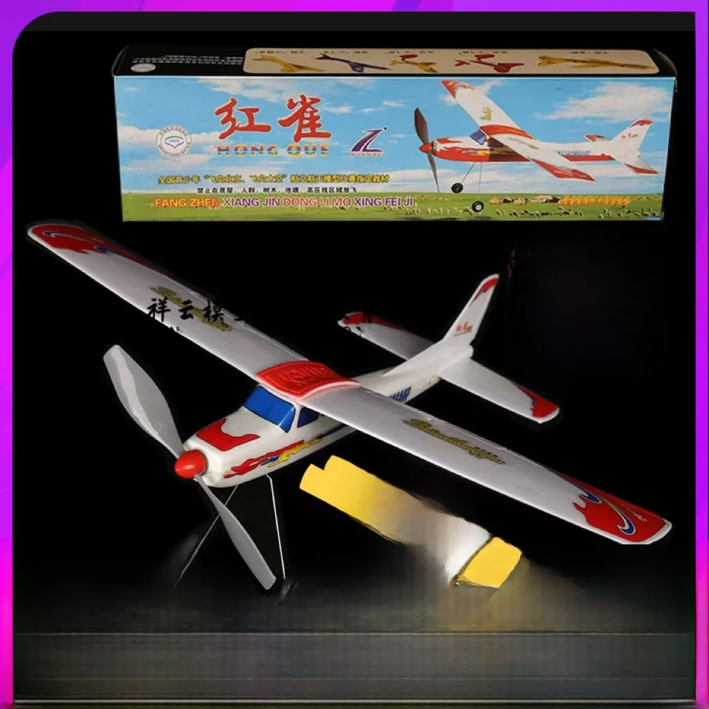 

Powerful Rubber Band Glider Airplane Model for School Use DIY North Fly Cetition Static Model Aircrt Toy for Teens