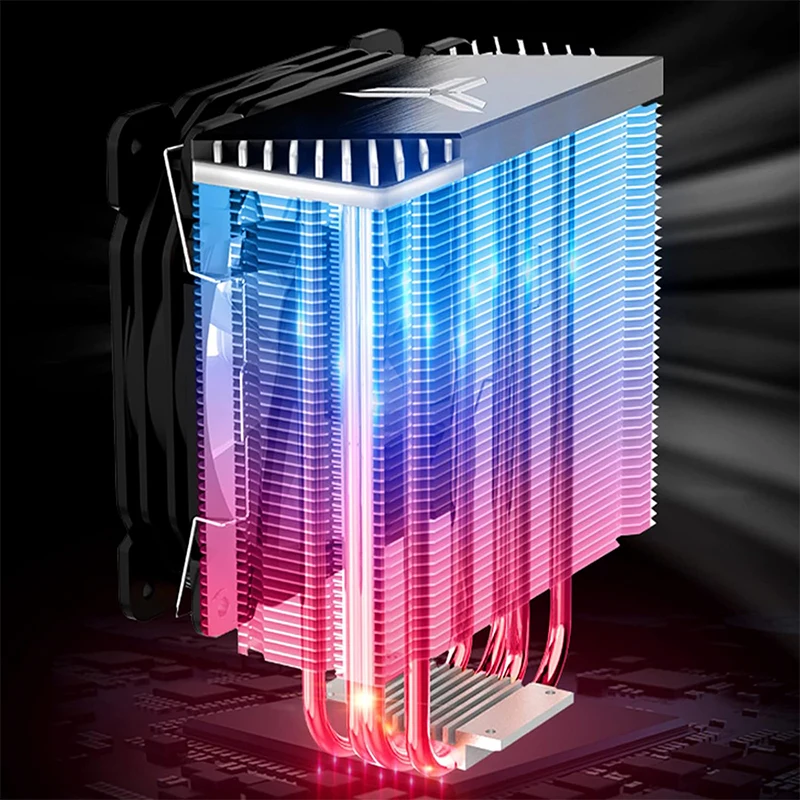 JONSBO CR1400 COLOR CPU Cooler, 92mm PWM Fan CPU Cooler, 4 Heat Pipe High 126mm Air Cooler Tower Radiator dla Intel LGA1700 AM5 — zdjęcie 6