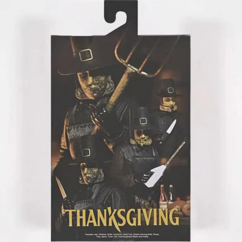 

Thanksgiving John Carver NECA 45988 Figure There Will Be No Leftovers Action Figuras Anime 7-Inch Movable Model Toys Original