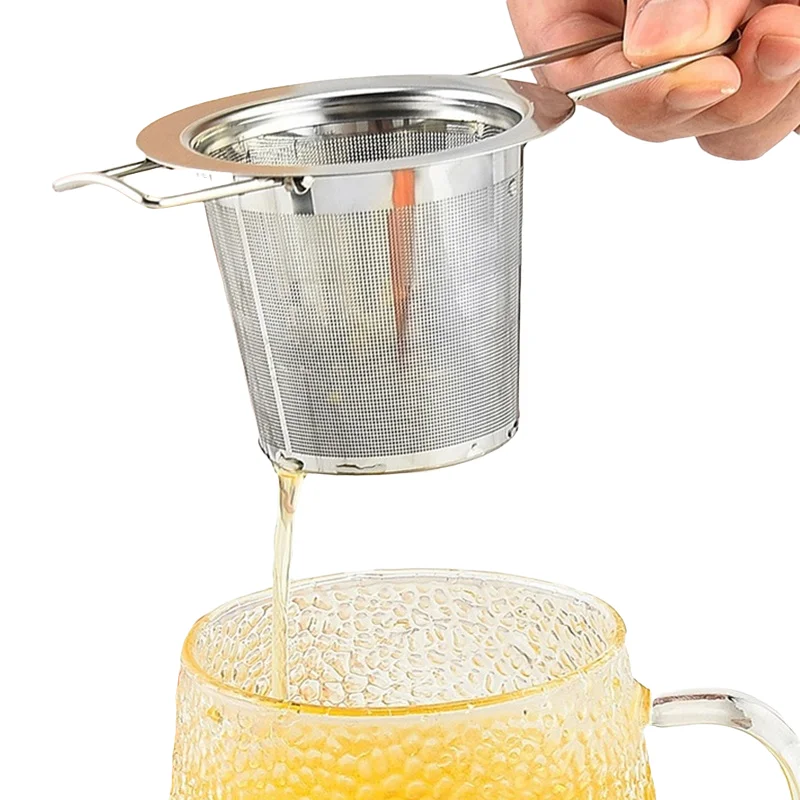 Stainless Steel Tea Leak Filter Reusable Tea Infuser Tea Strainer Teapot Metal Loose Tea Leaf Spice Filter Kitchen Accessories