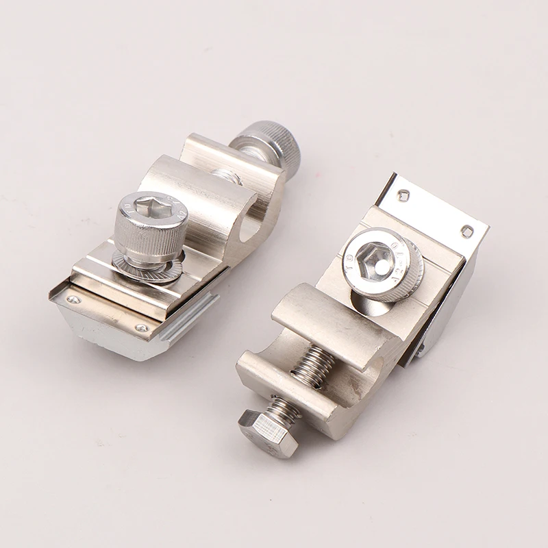 1 قطعة أدوات الألواح الشمسية اكسسوارات لوحة طاقة شمسية نظام تركيب الطاقة الشمسية الأرض التأريض العروة القياسية التأريض كليب #2