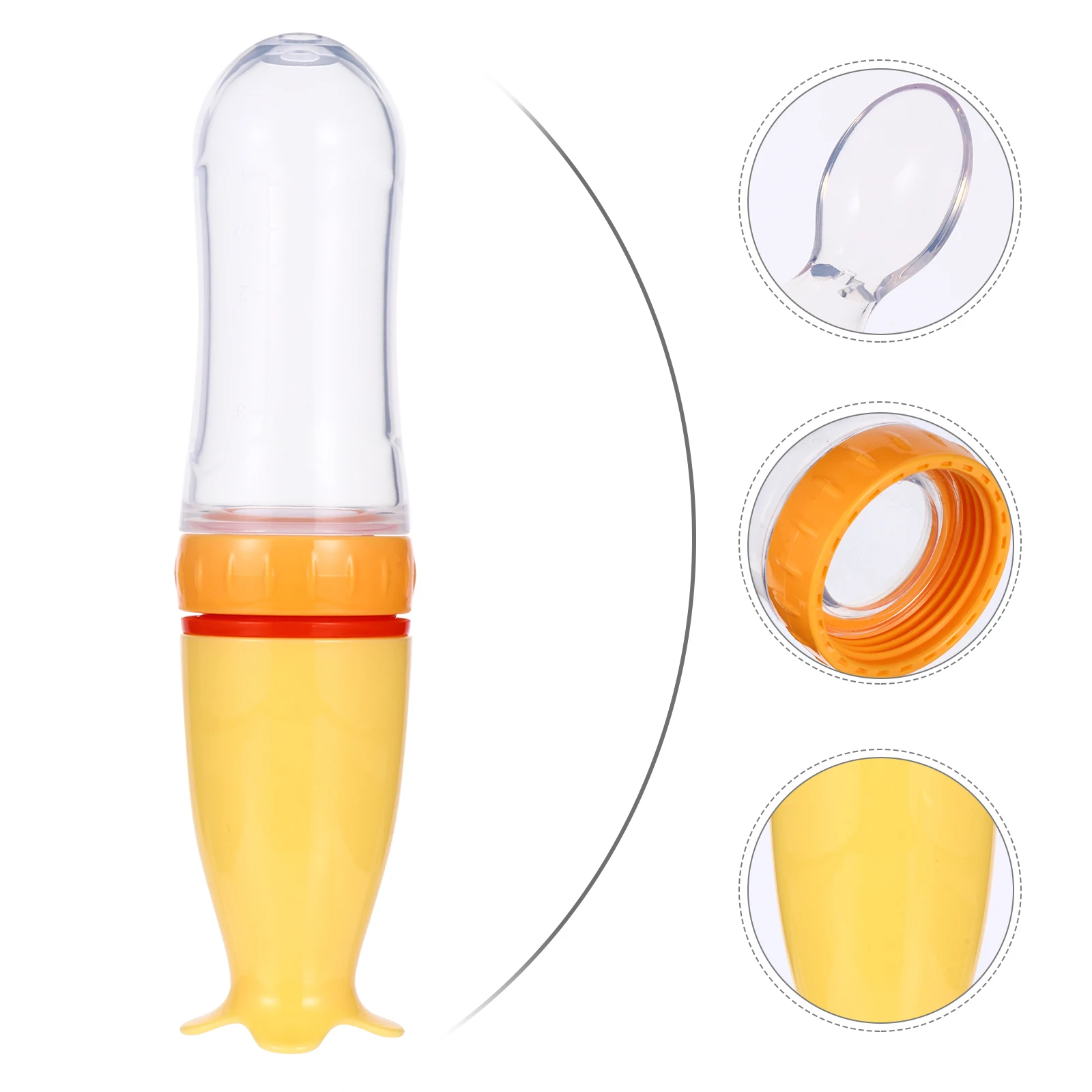 

Детские бутылочки для кормления, 1 шт., бутылочка для рисовой пасты с головкой ложки, кормушка для детских хлопьев, безопасный прочный дизайн для чистого питания и молока