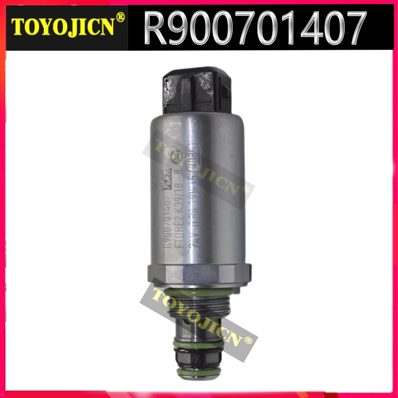 R900701407 para caterpillar sany xcmg zoomlion válvula solenóide de escavadeira rotativa 24v 0,8a válvula gp-elenóide válvula hidráulica