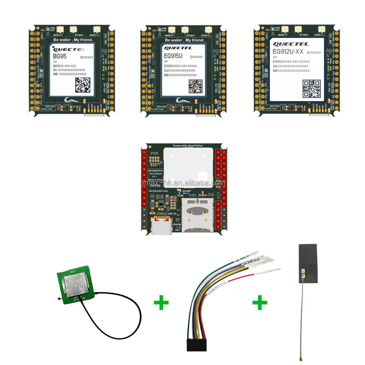 

Quectel EG915U EG912U EG915U-EU EG912U-EU BG95-M3 Cat1 Module Core Development Board GNSS Position Compatible EG91 EG95 BG96