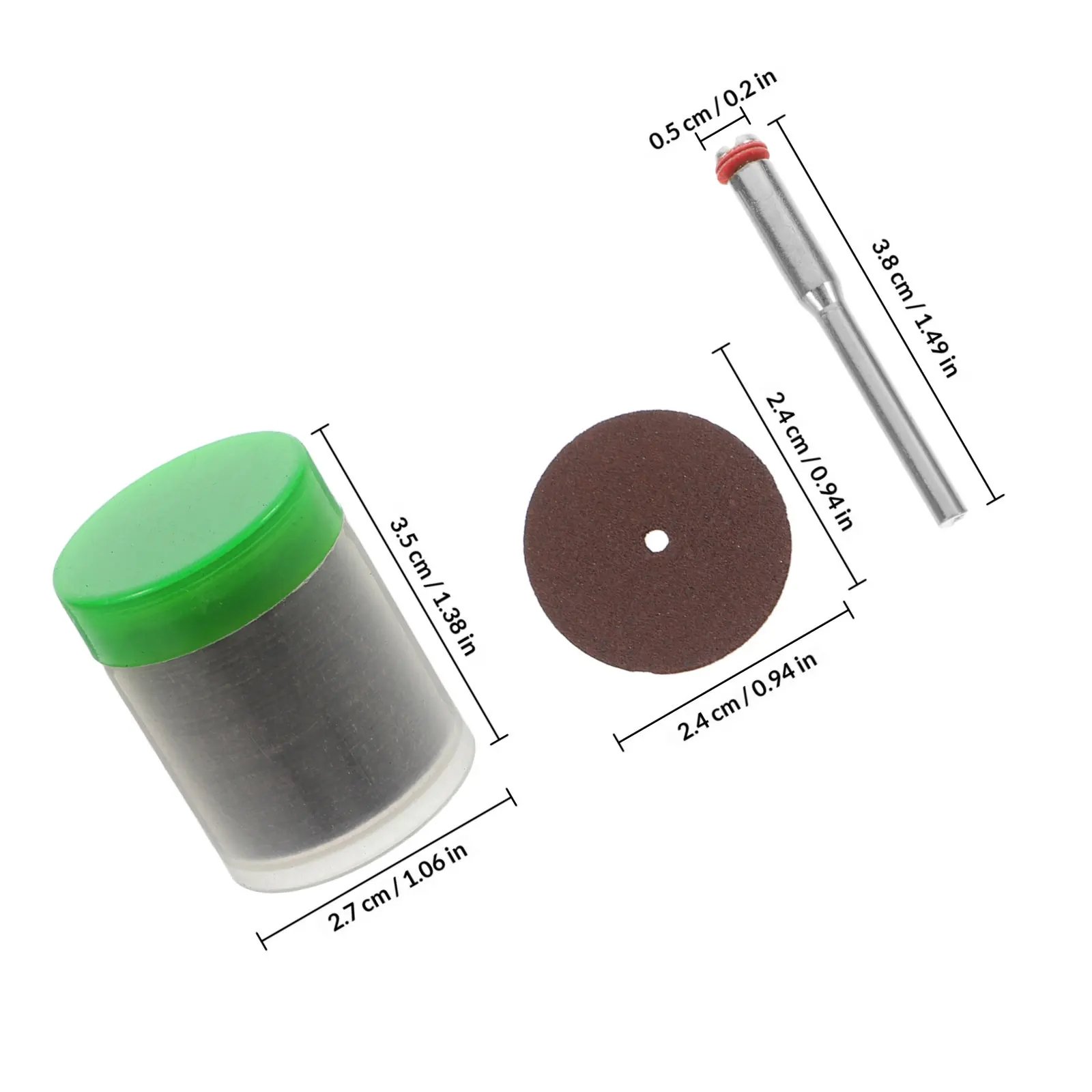 36Pcs Rotary Tool Mini Cutting Discs Resin Abrasive Wheels for Metal Wood Stone Cutting Accessories Diamond Grinding Disc view 4
