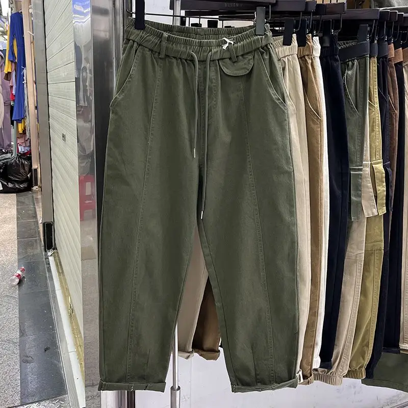 

Мужские рабочие брюки Extra Large Size 300 Pou: свободные, повседневные, прямые, широкие, универсальные