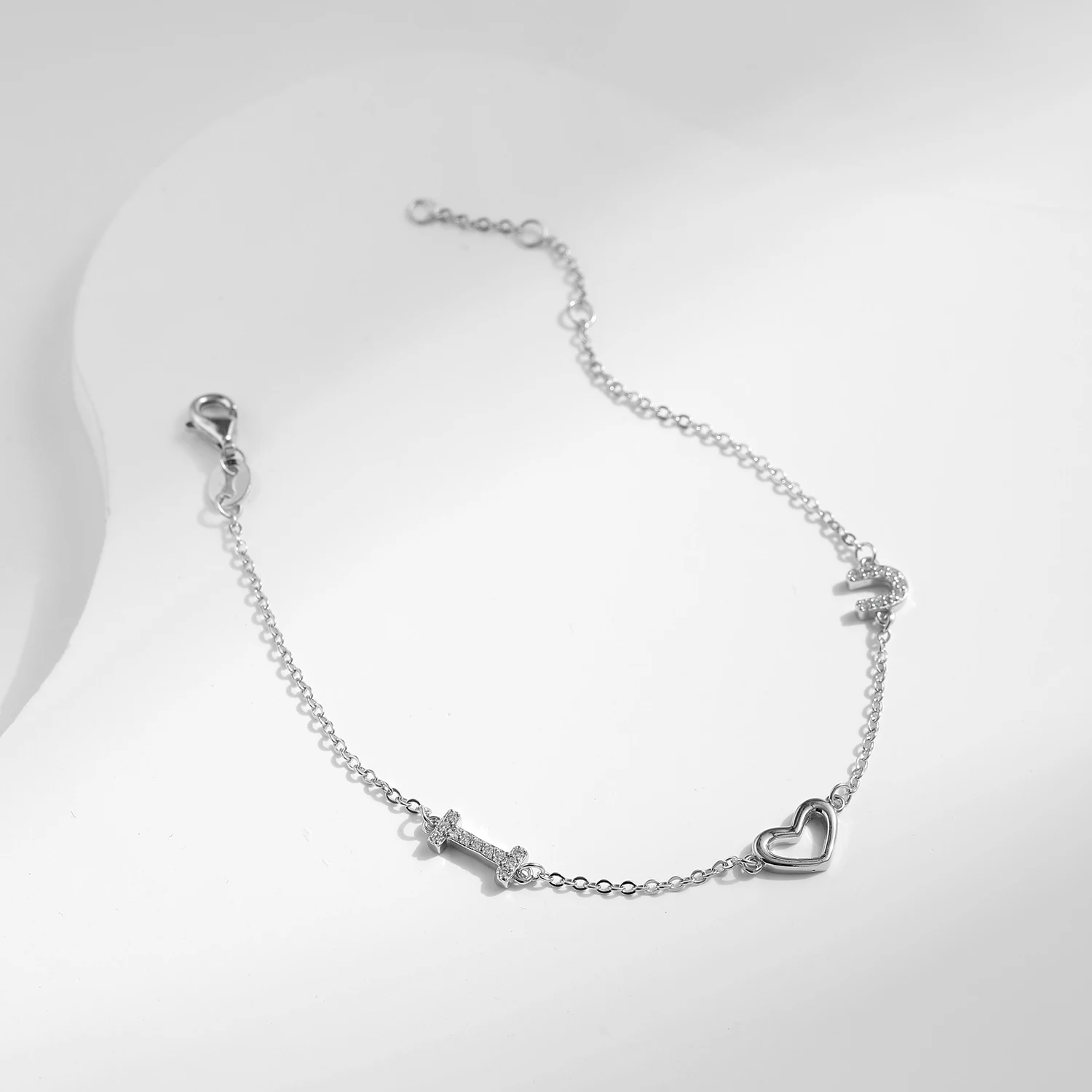 MODIAN romantyczna miłość bransoletka 925 Sterling srebrne serca słodkie bransoletki dla kobiet biżuteria z okazji rocznicy ślubu kobiet — zdjęcie 6