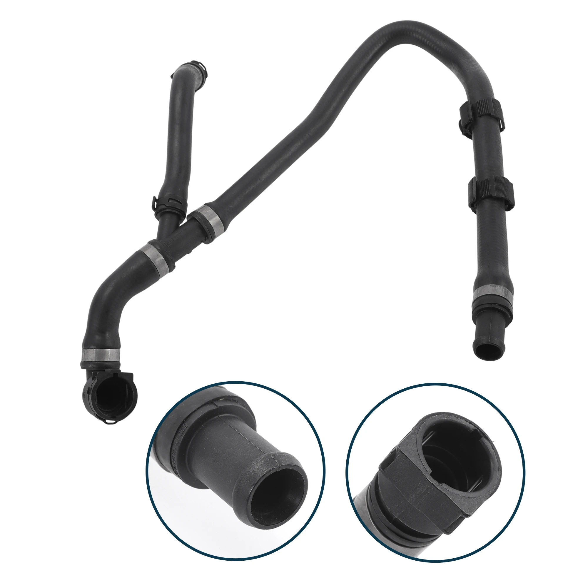 

UXCELL Radiator Hose Heater Hose No.17127646157 for BMW X3 2010-2017 Rubber Coolant Pipe Black 1 Pc