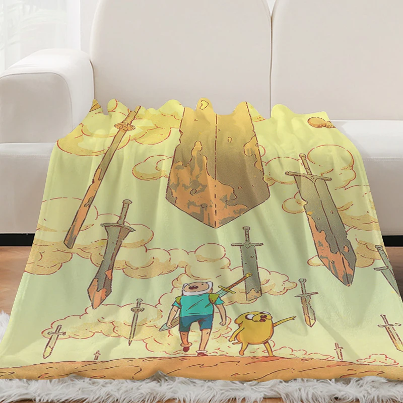 

Sofa Blankets H-Adventure Times Fluffy Soft Blanket Custom Blanket King Size Blanket Microfiber Bedding Warm Knee Fleece Camping