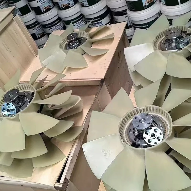 Engine Cooling System Fan Clutch 11Q6-00491 HX220-HD  Excavator Parts Original Clutch Assy HX220HD Fan Blade 4735-43480