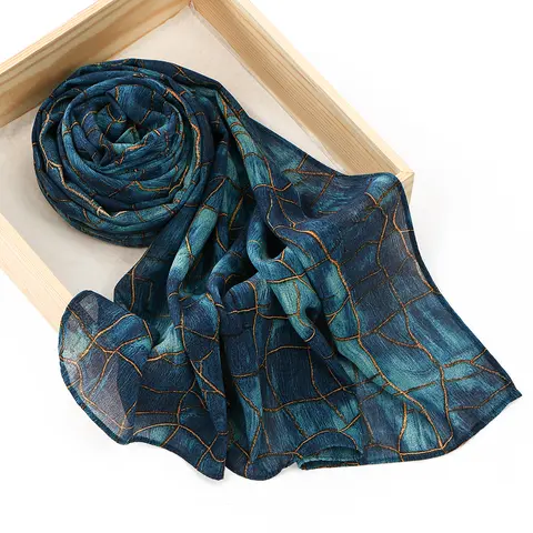 12 best sales मुद्रित शिफॉन हिजाब - №12