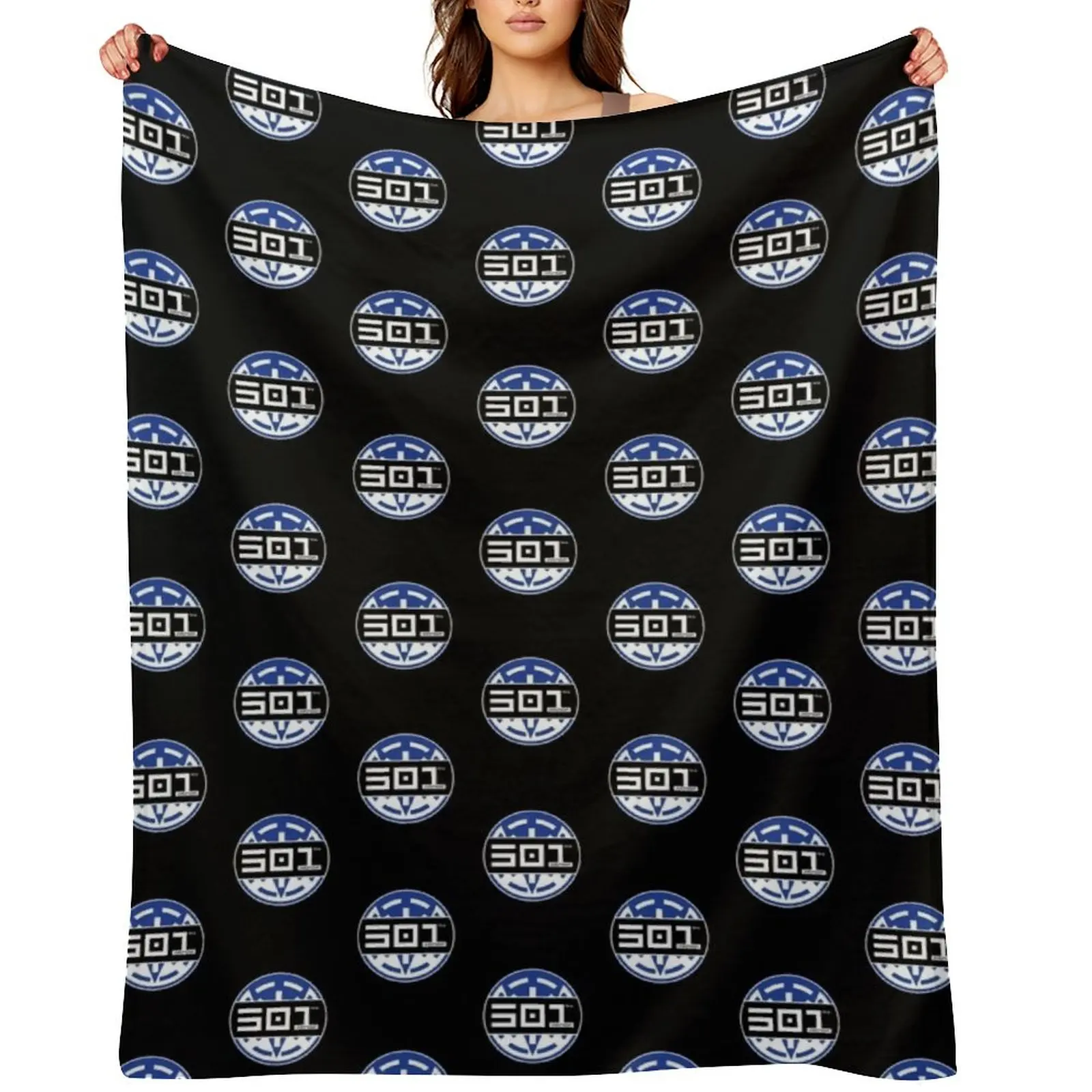 

501st Legion Logo Classic TShirt1701 Throw Blanket Retros Designers christmas decoration Beautifuls Blankets