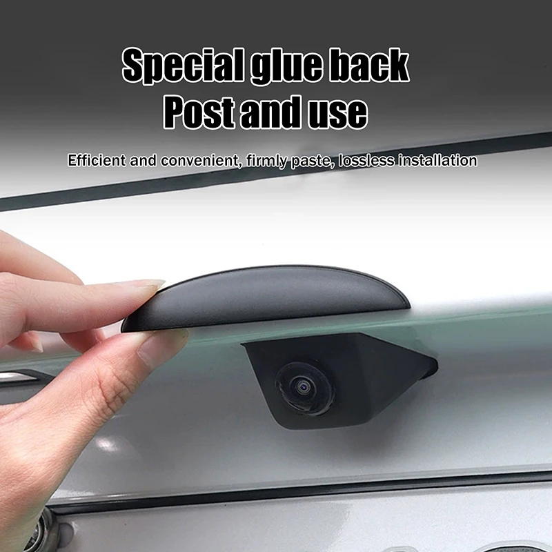 1Pc ABS Car Rear Camera Rain Cover Automobile Rear Camera Rain Shield Waterproof Protector Daily Driving Car Accessories