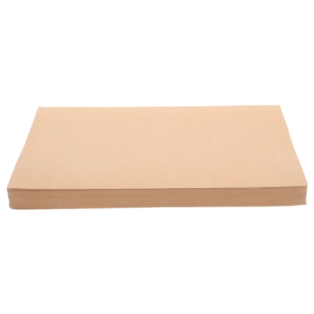 50 Pcs Kraft Cardstock Blank Business Brown Paper Handmade Craft Papers for Making