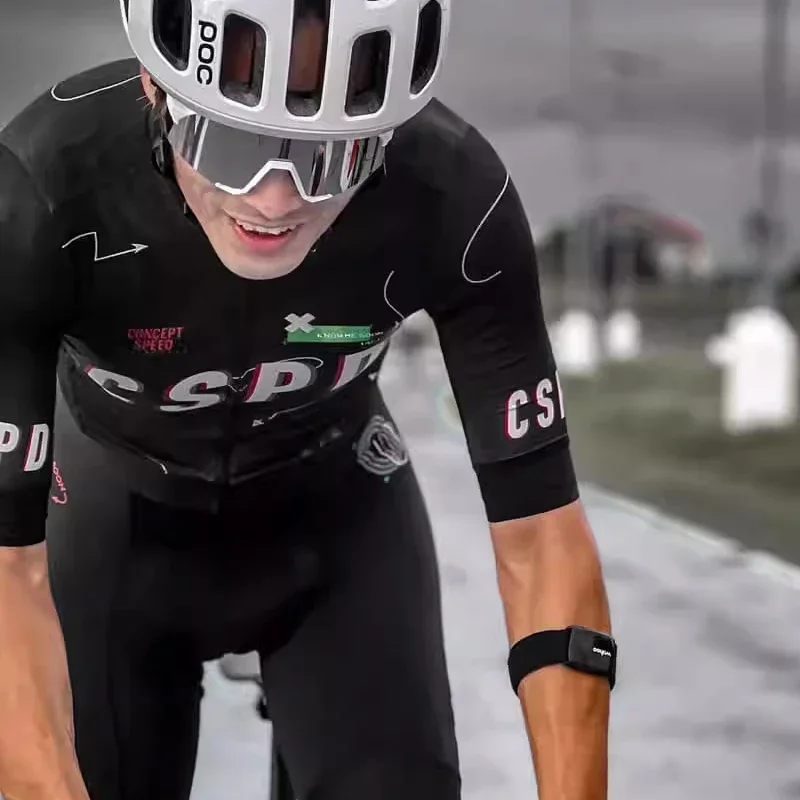 

CSPD Весенне-летняя серия с принтом, велосипедная одежда с короткими рукавами, дышащий и быстросохнущий гоночный велосипедный трикотаж