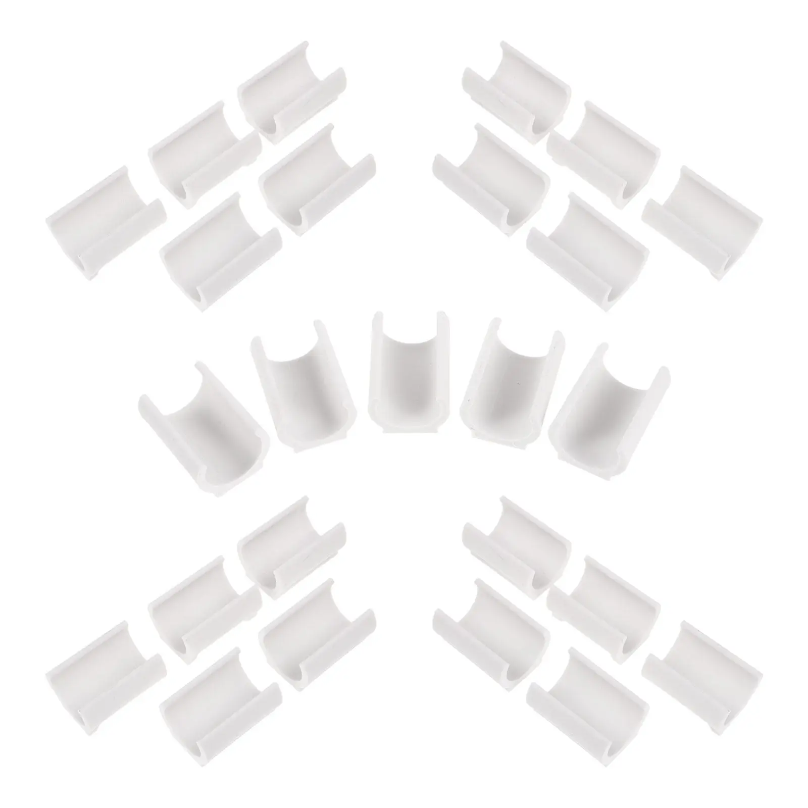 25Pcs Thick Textured Furniture Foot Protectors Bounce Equipment Leg Caps Anti Slip Floor Covers Chair Leg Pads for Home