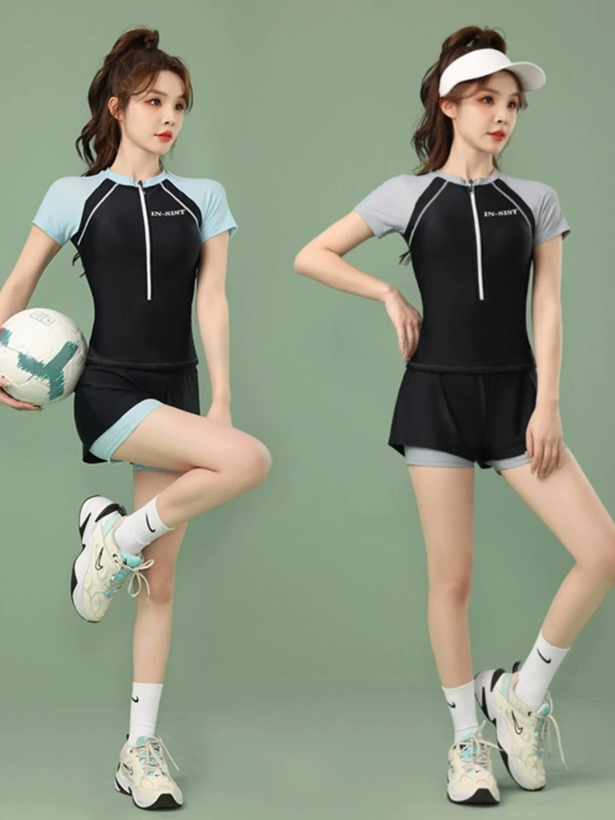 

High-End Sensation Onsen Swimsuit Women's plus Size Bikini Speed Racing Qui Dry Profional Cetition Swimming Costume