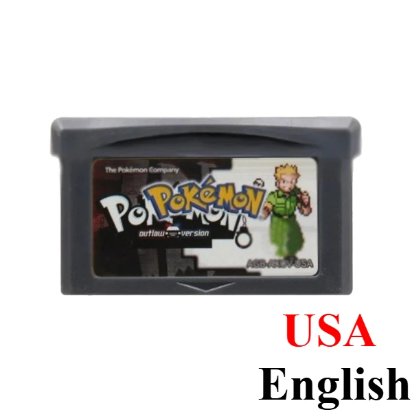 Pokémon GBA Spielkassette FireRed LeafGreen Ruby Sapphire Emerald Snakewood Clover für GBA SP Retro-RPG-Spielesammlung Geschenk – Detail 16