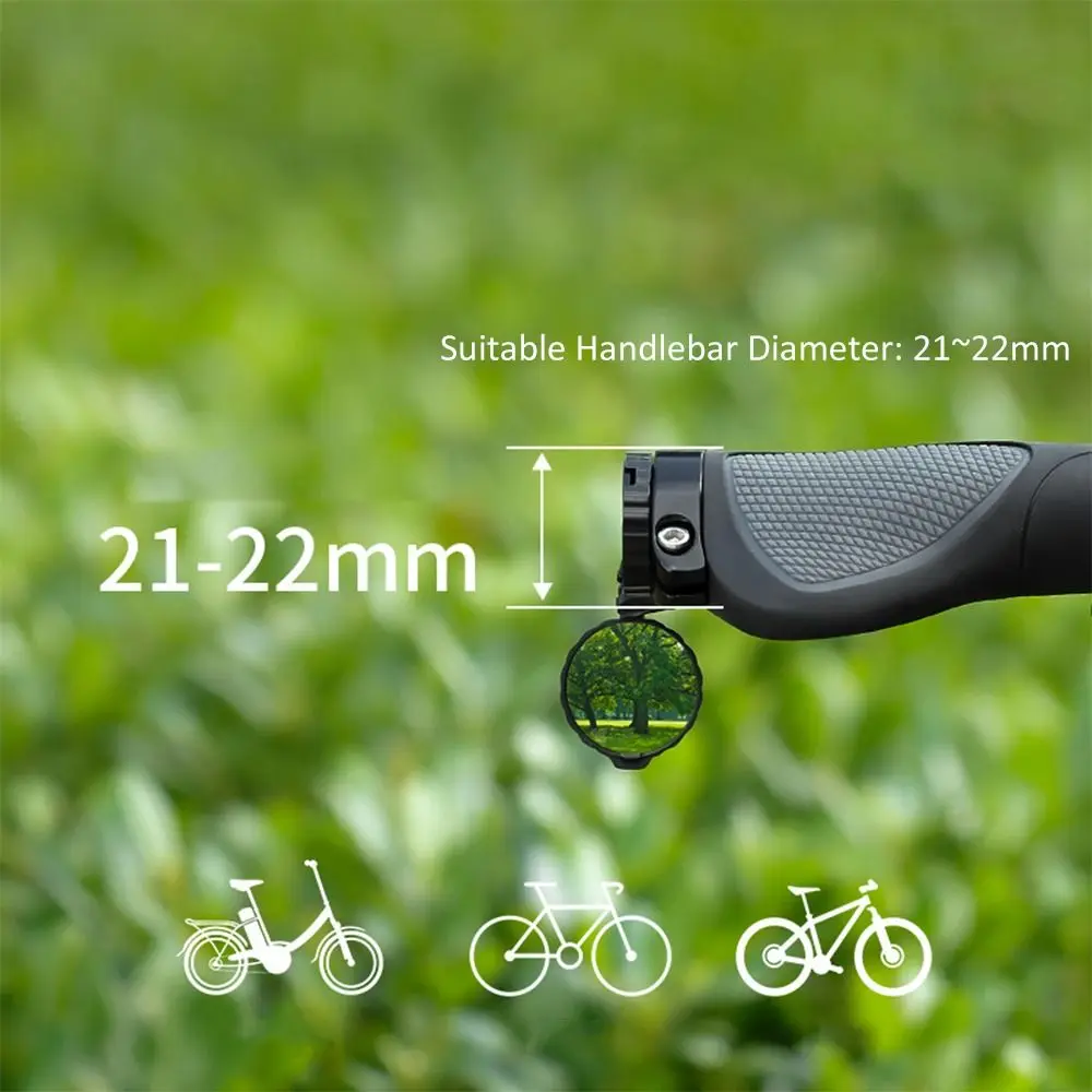 21~22mm Bicycle Rear View Mirror Sight Reflector Outdoor Cycling Convex Cycling Mirror Adjustable Bike Accessories