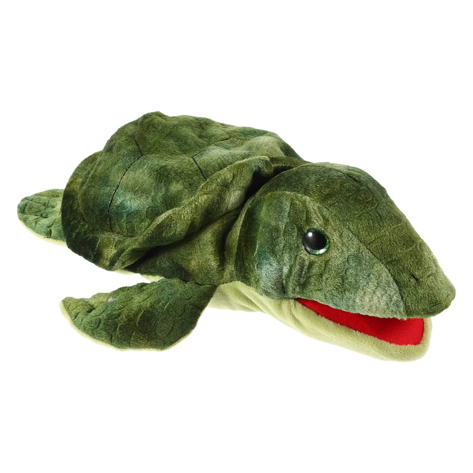 Schildpad Knuffel Cartoon Vingerpoppetjes Figuur Speelgoed Schattig Handdier Gevuld