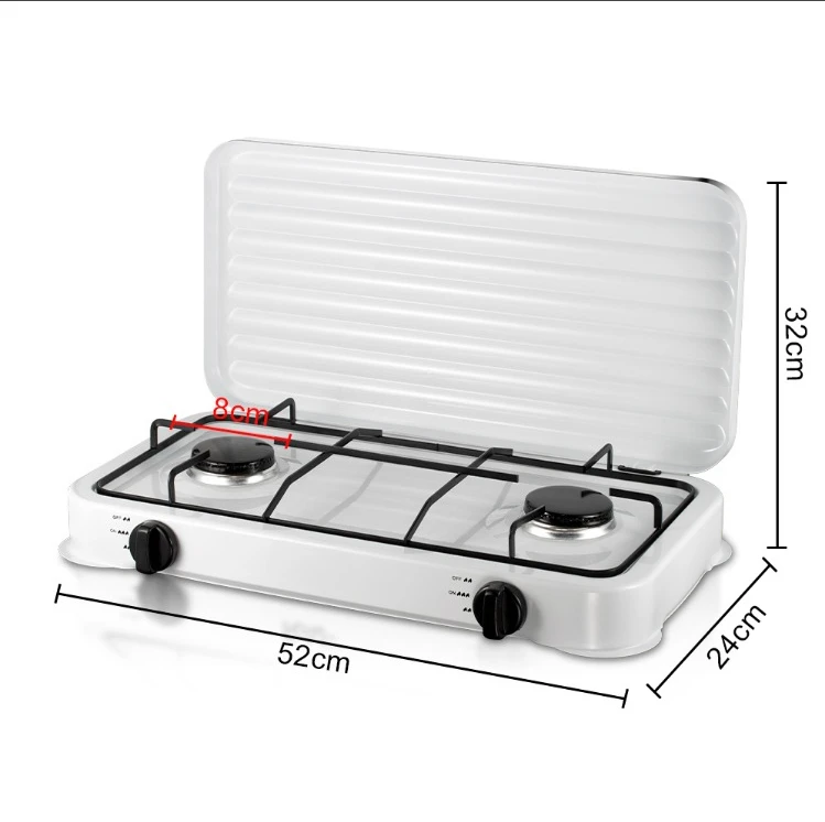 European Simple Multi Burner Gas Stove Natural Gas Cooking Hob Home Kitchen Built-in Countertop Gas Cooker For Cooking Use