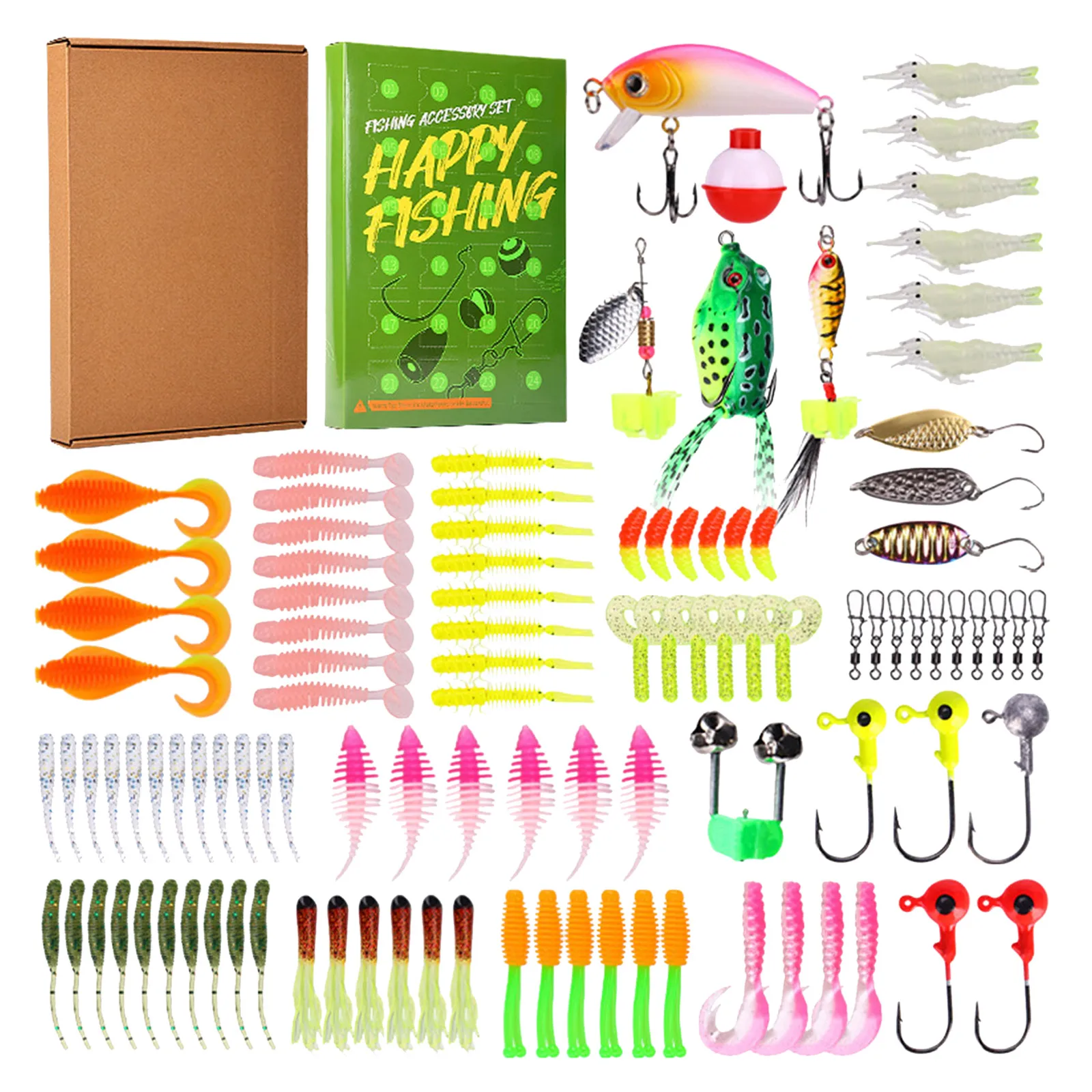 Minuterie de sable d'une Minute, calendrier de l'avent de pêche 2025, pour hommes, adultes, pêcheurs, adolescents, enfants, plus minuterie visuelle de bureau de 5 minutes