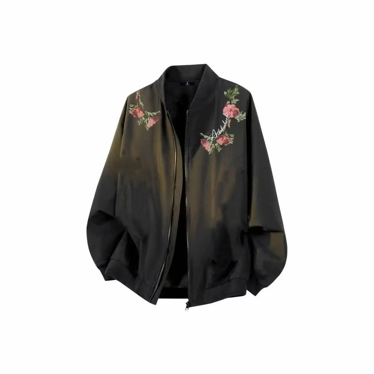 سترة واقية من الرياح على الطراز الأمريكي لربيع وخريف 2025، جاكيت بياقة عالية للرجال والنساء، ملابس رياضية عصرية مقاومة للرياح #1