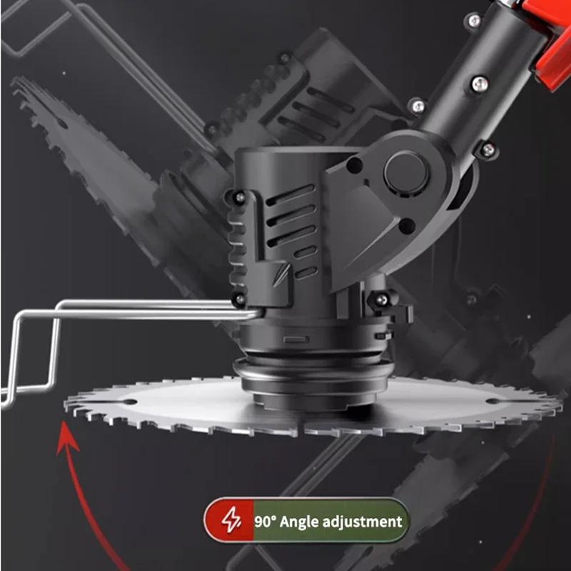 

1880W Electric Lawn Mower 21V Adjustable Household Weeder Rechargeable Cordless Grass Trimmer Multifunction Garden Power Tools