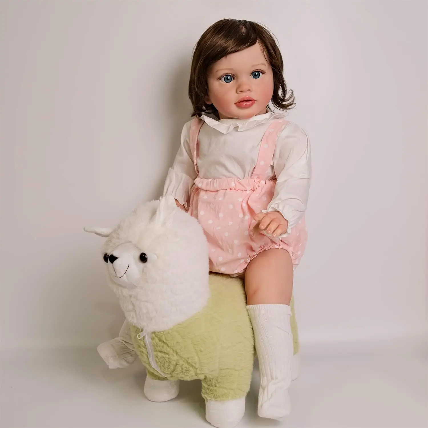 26Inch/66cm Pippa Toddler Girl doll Finished Doll Reborn Toddler Pippa Huge Baby Size Lifelike Soft Touch Art Doll Birthday Gift