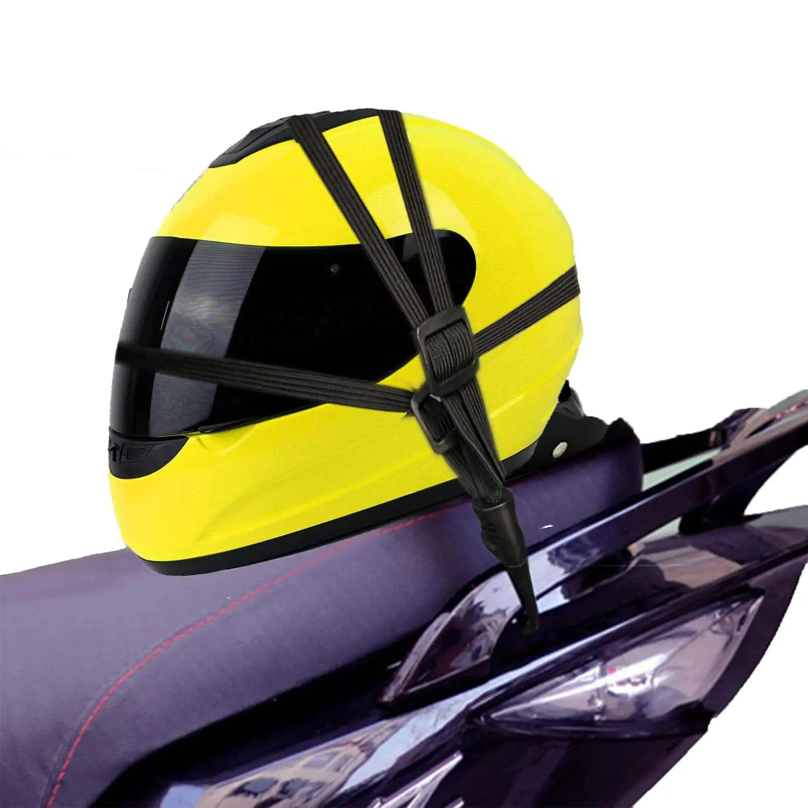 

0/90CM Motorcycle Helmet Straps Motorcycle Accessories Hooks Luggage Retractable Elastic Rope Fixed Strap Motos Helmet Net