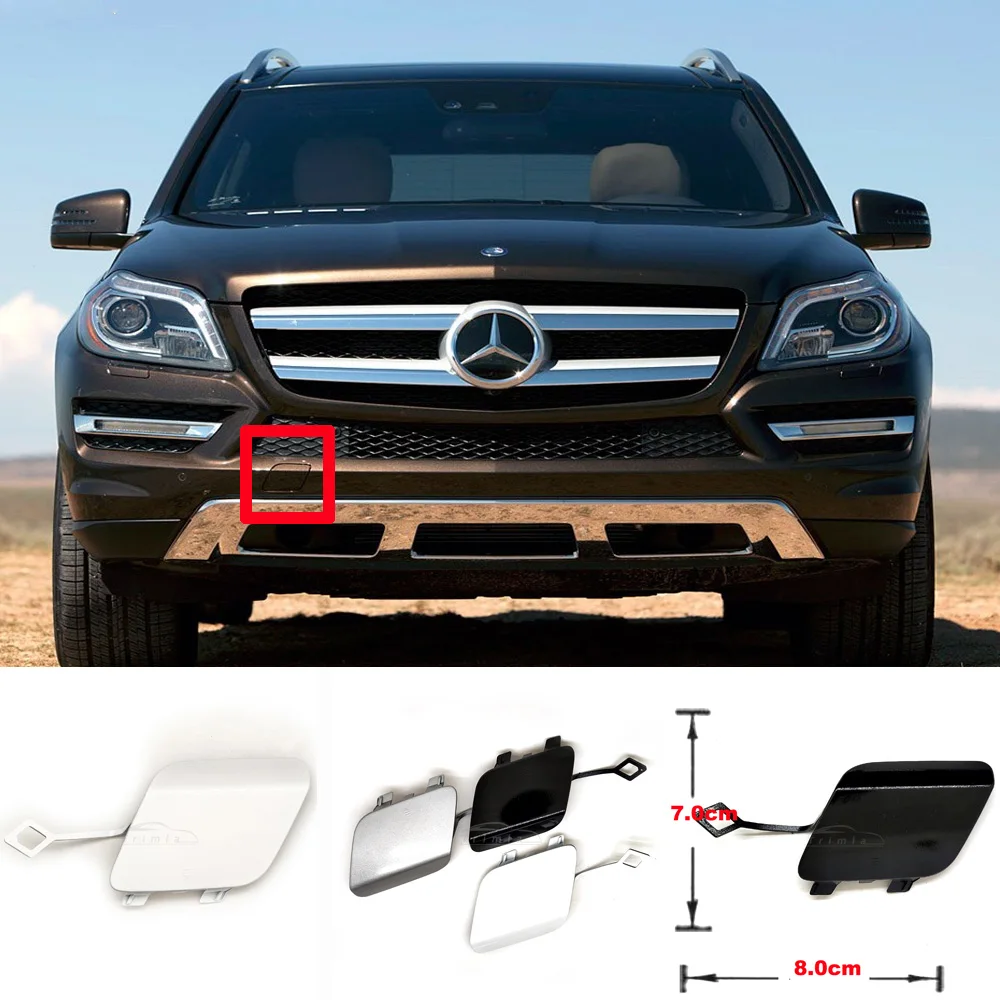 

FRONT TOW COVER FIT 13-16 Mercedes GL X166 GL320 GL350 GL420 GL450 GL500 GL550 320 350 420 GL450 GL500 GL550 A1668843022