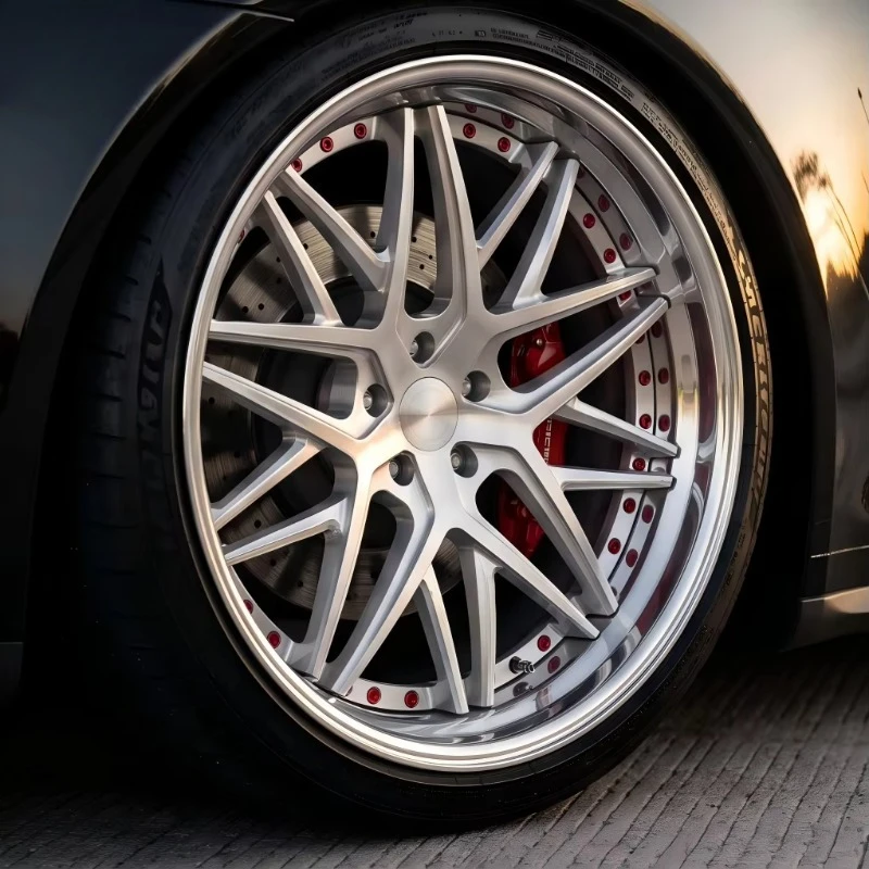 Bespoke Gold Lip Forged Wheels 5x114.3 5x112 5x130 16 18 20 21 22 24 26 Inch For Audi C8 For Lexus For Lamborghini Wheel Rims