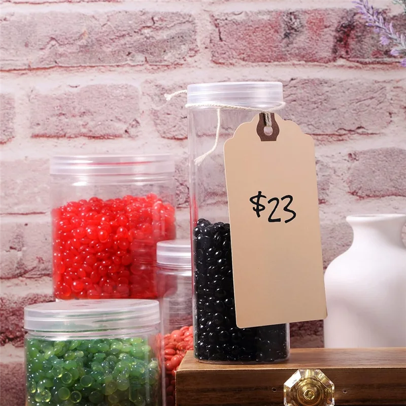 EDT-240 ชิ้น 4 3/4X2 3/8In มะนิลาป้ายการจัดส่งป้ายกระดาษแข็งป้าย String แขวนป้ายเสริมหลุม