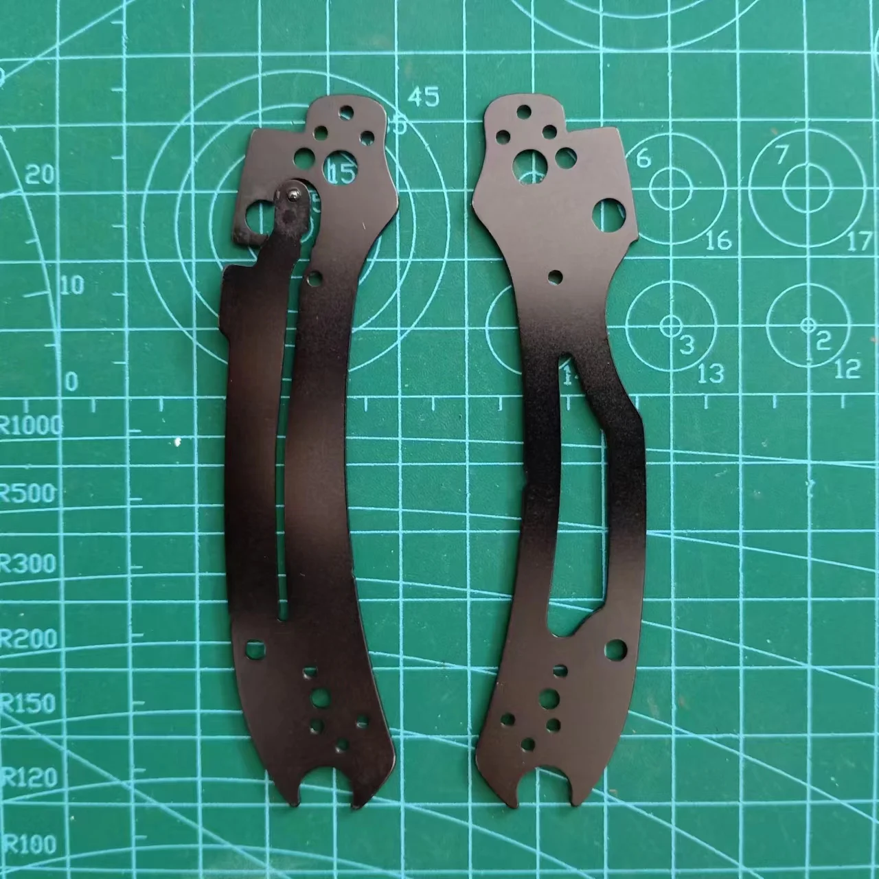 forros faca para spyderco black spacer c223 pair aco inoxidavel 01